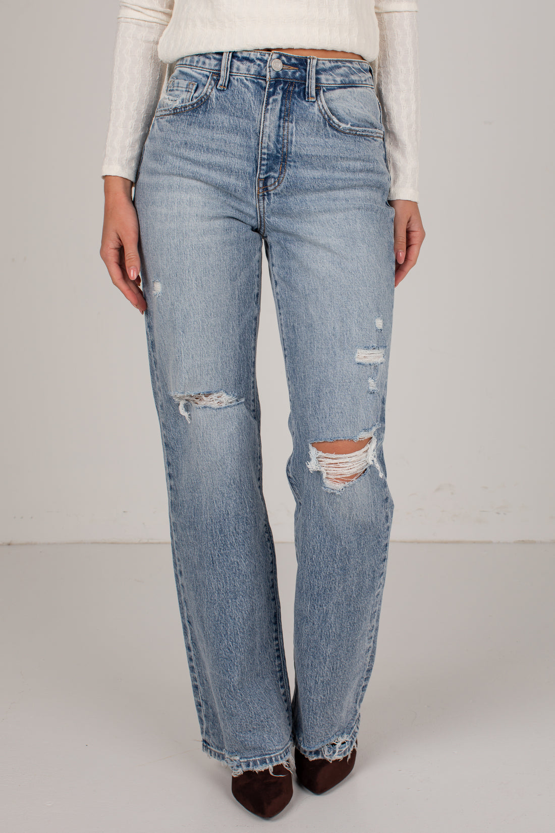 Molly Medium Wash High Rise Vintage Flare Jeans