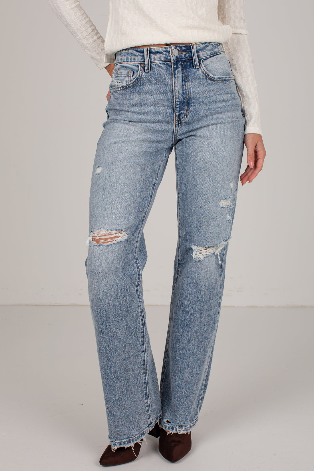 Molly Medium Wash High Rise Vintage Flare Jeans