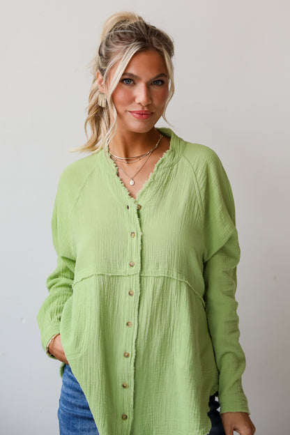 womens gauze blouse