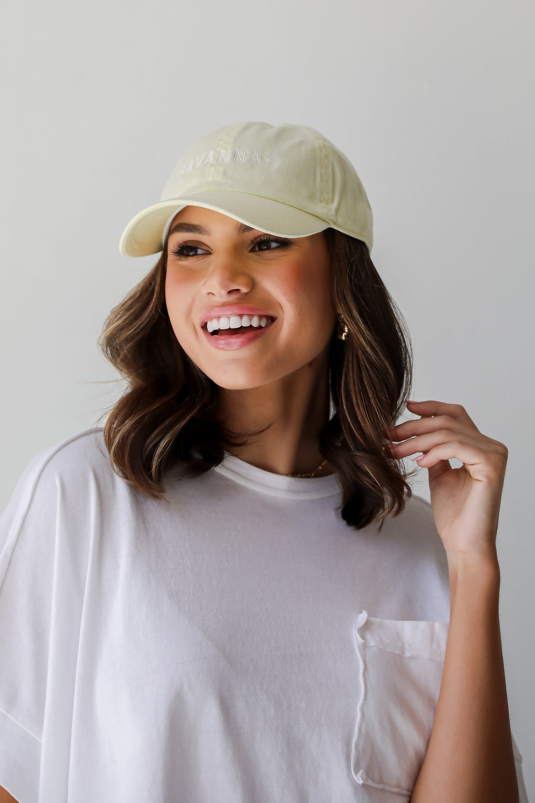 Yellow Savannah Embroidered Hat