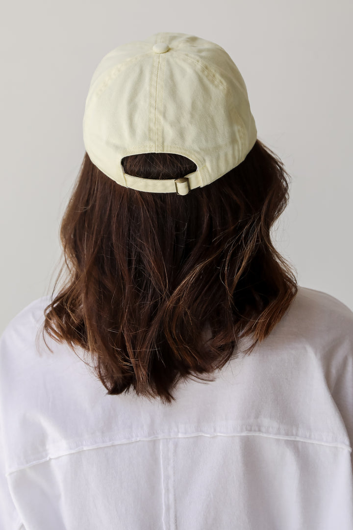 Yellow Savannah Embroidered Hat