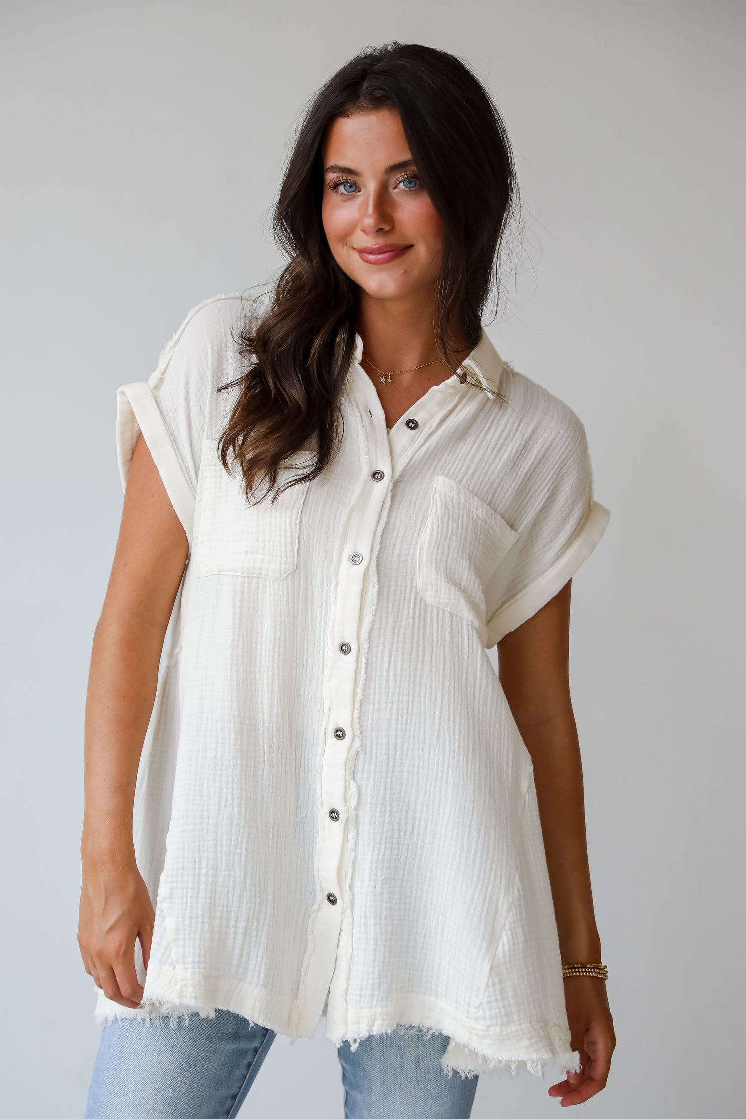 Remarkably Darling Linen Tunic