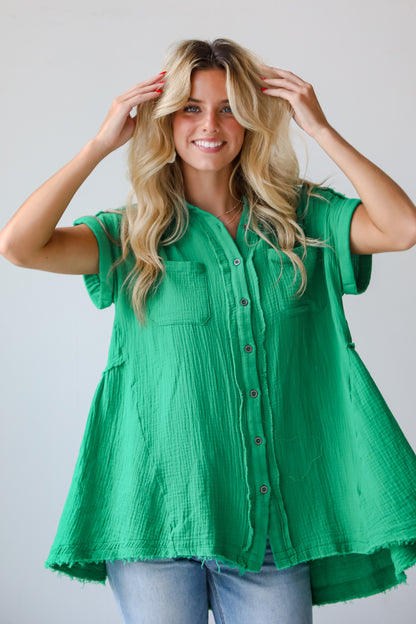 Remarkably Darling Linen Tunic