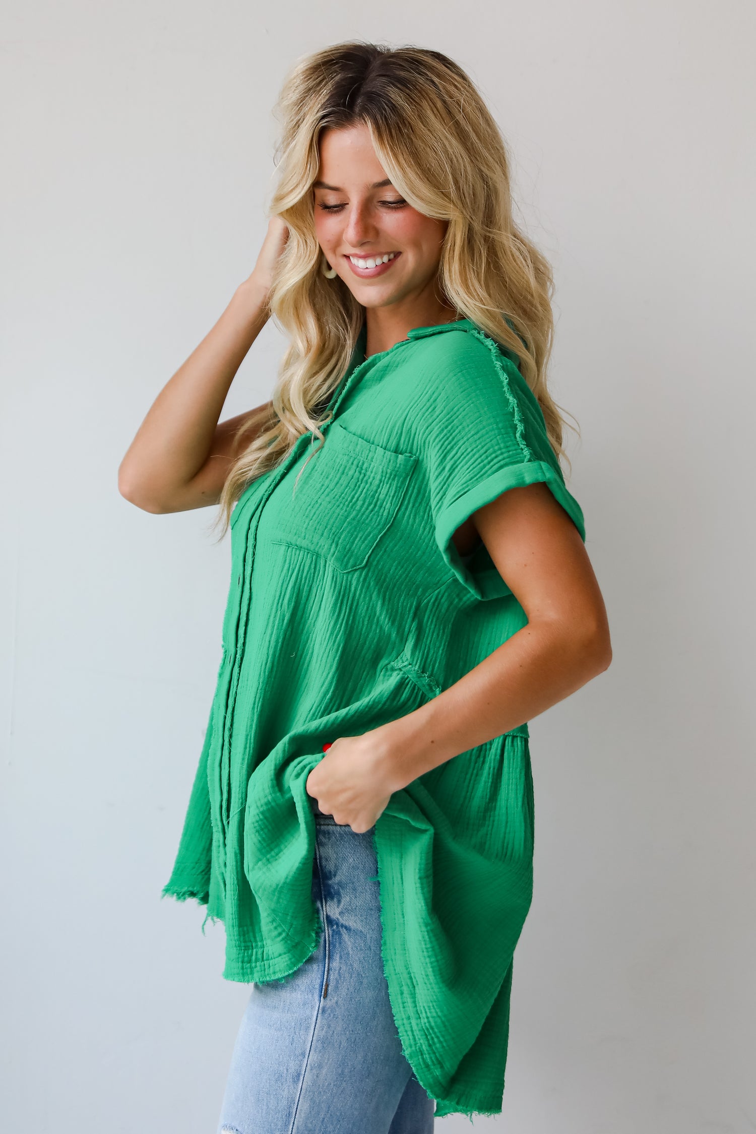 Remarkably Darling Linen Tunic