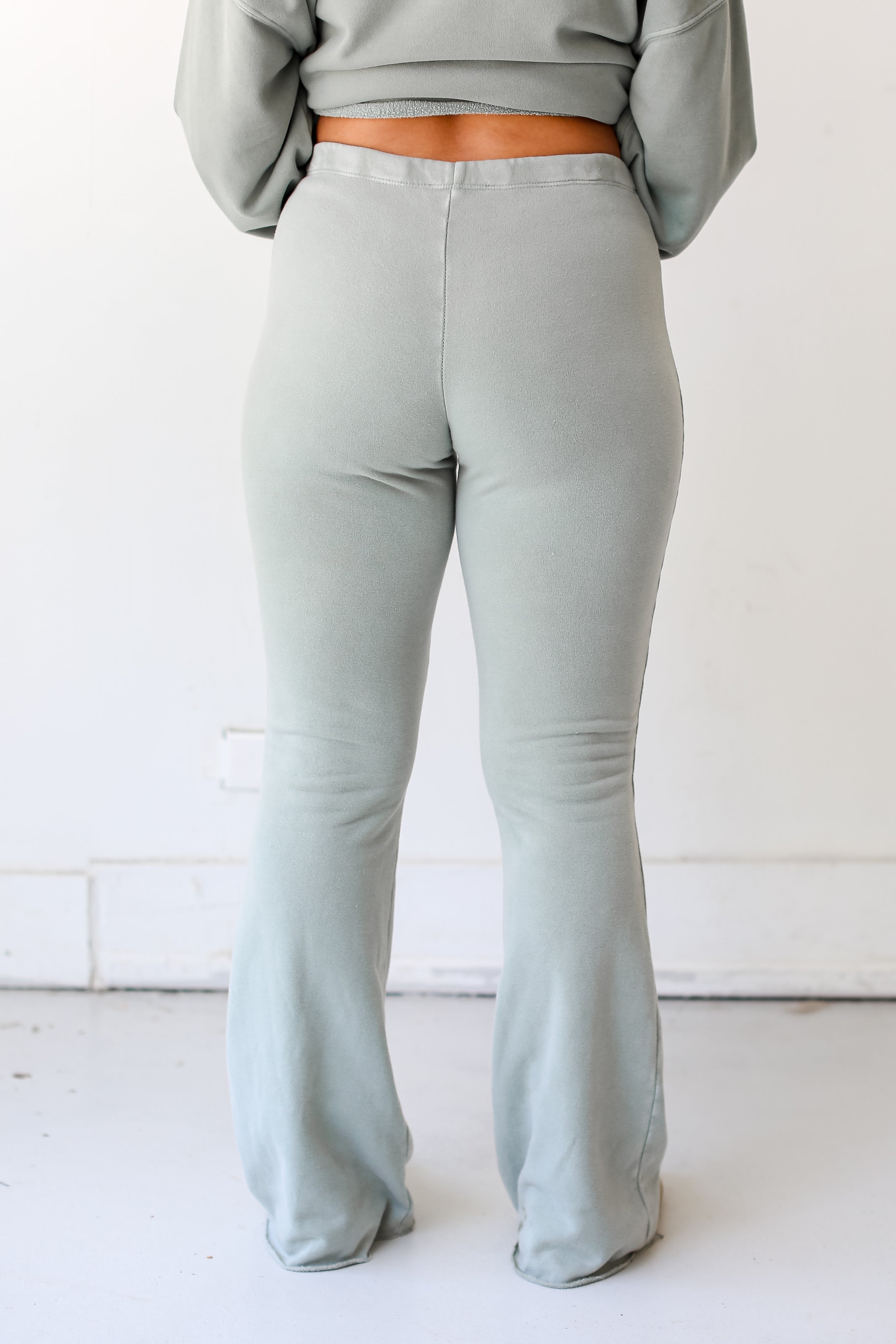 sage Lounge Pants back view