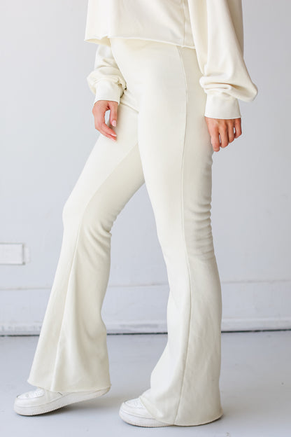 cream Lounge Pants side view