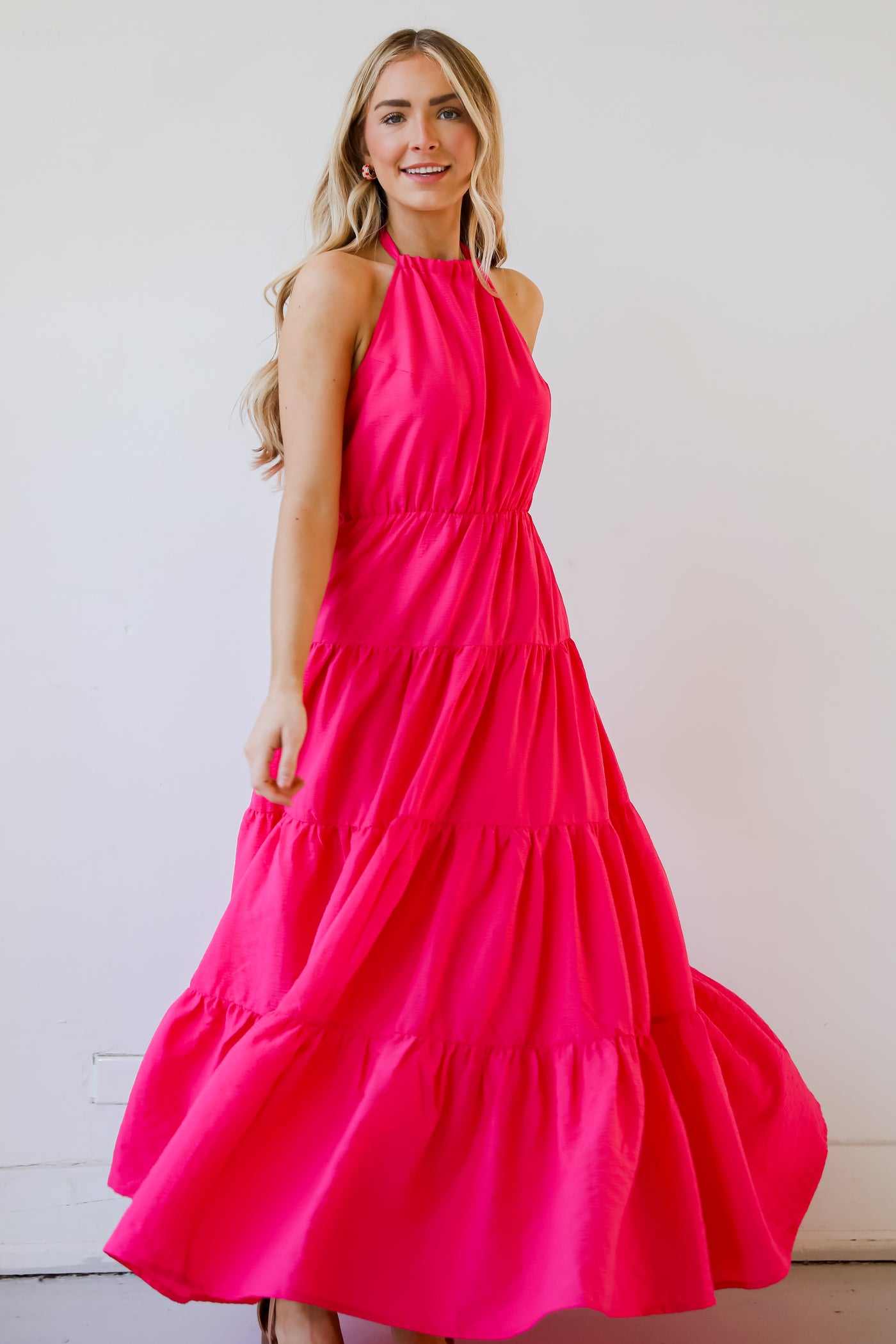 hot pink dress