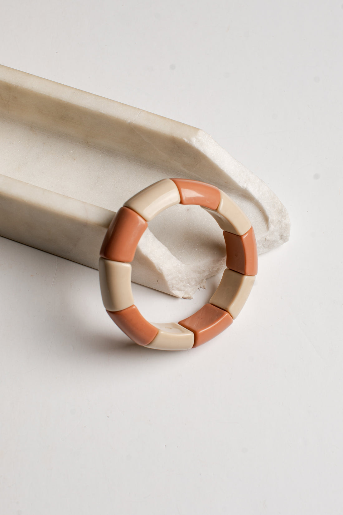 Hadley Mauve Colorblock Stretch Bracelet