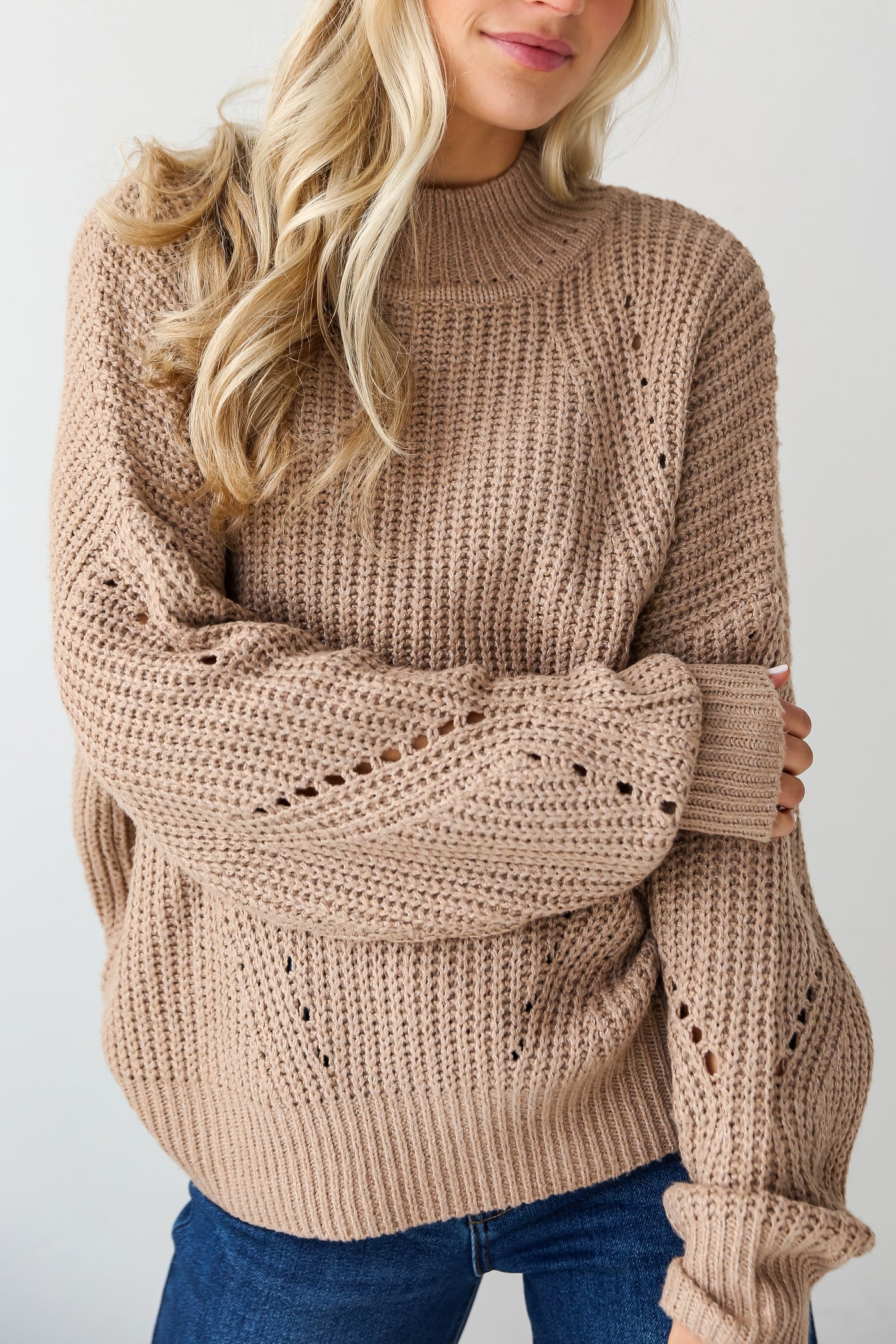 brown oversized sweaters