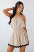 Little Moments Strapless Romper
