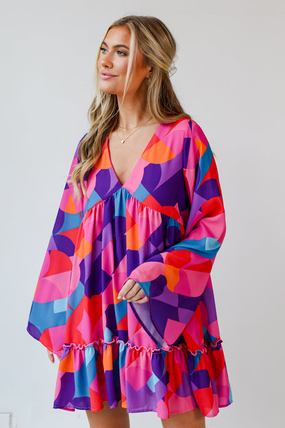 Pink Mini Dress front view