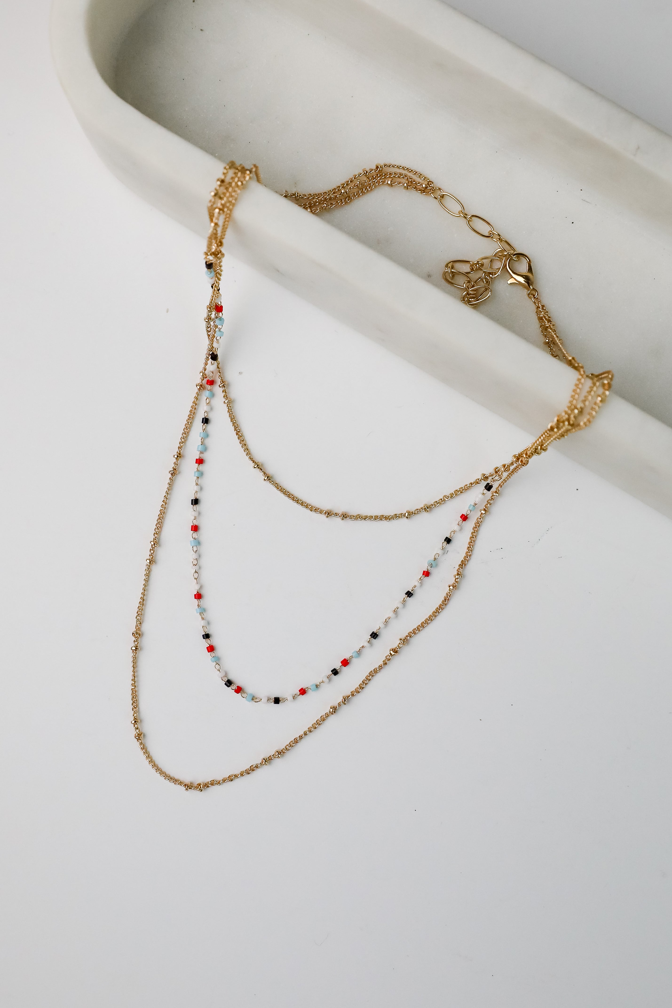 Sophie Multi Beaded Layered Necklace