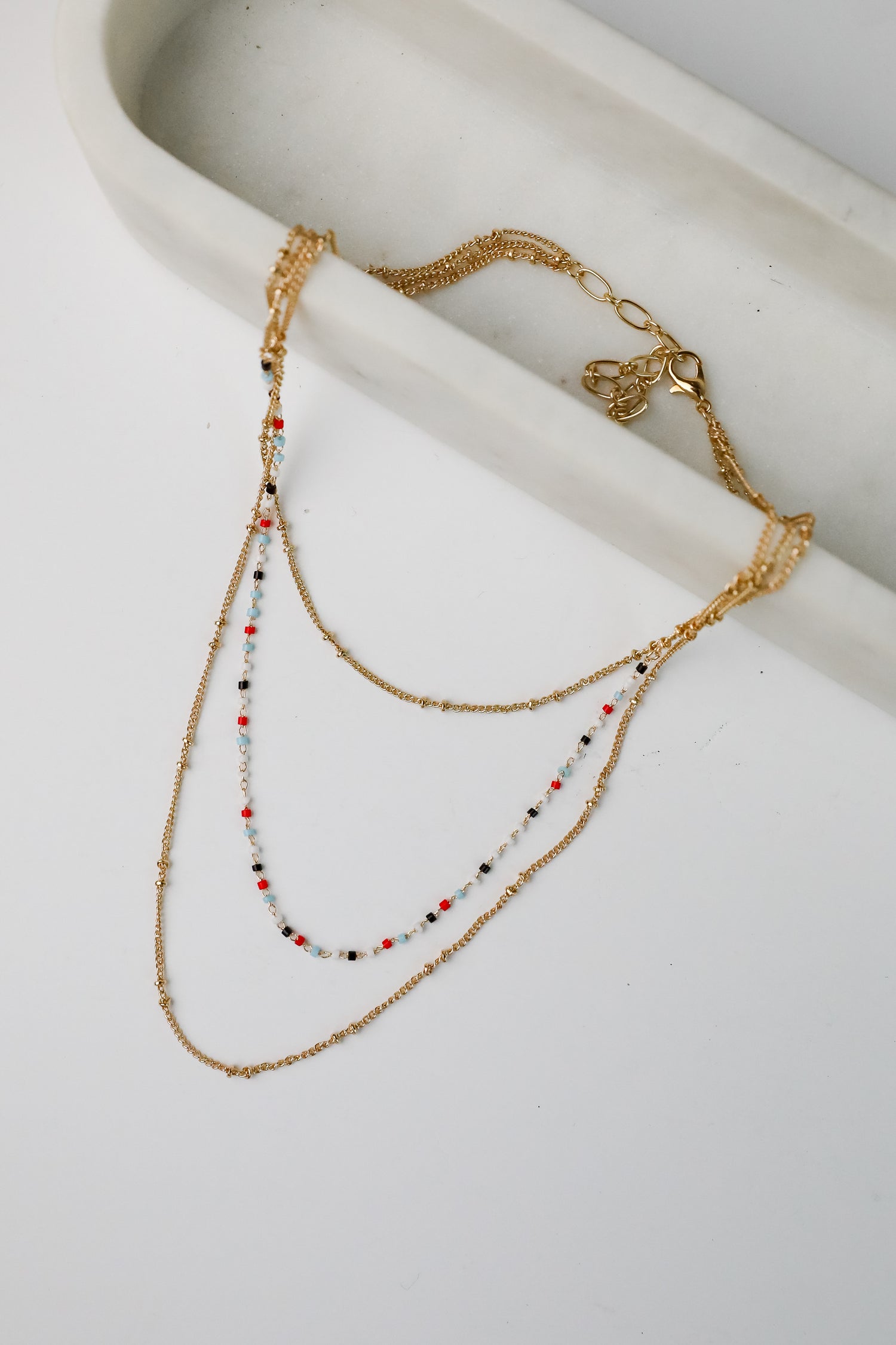 Sophie Multi Beaded Layered Necklace