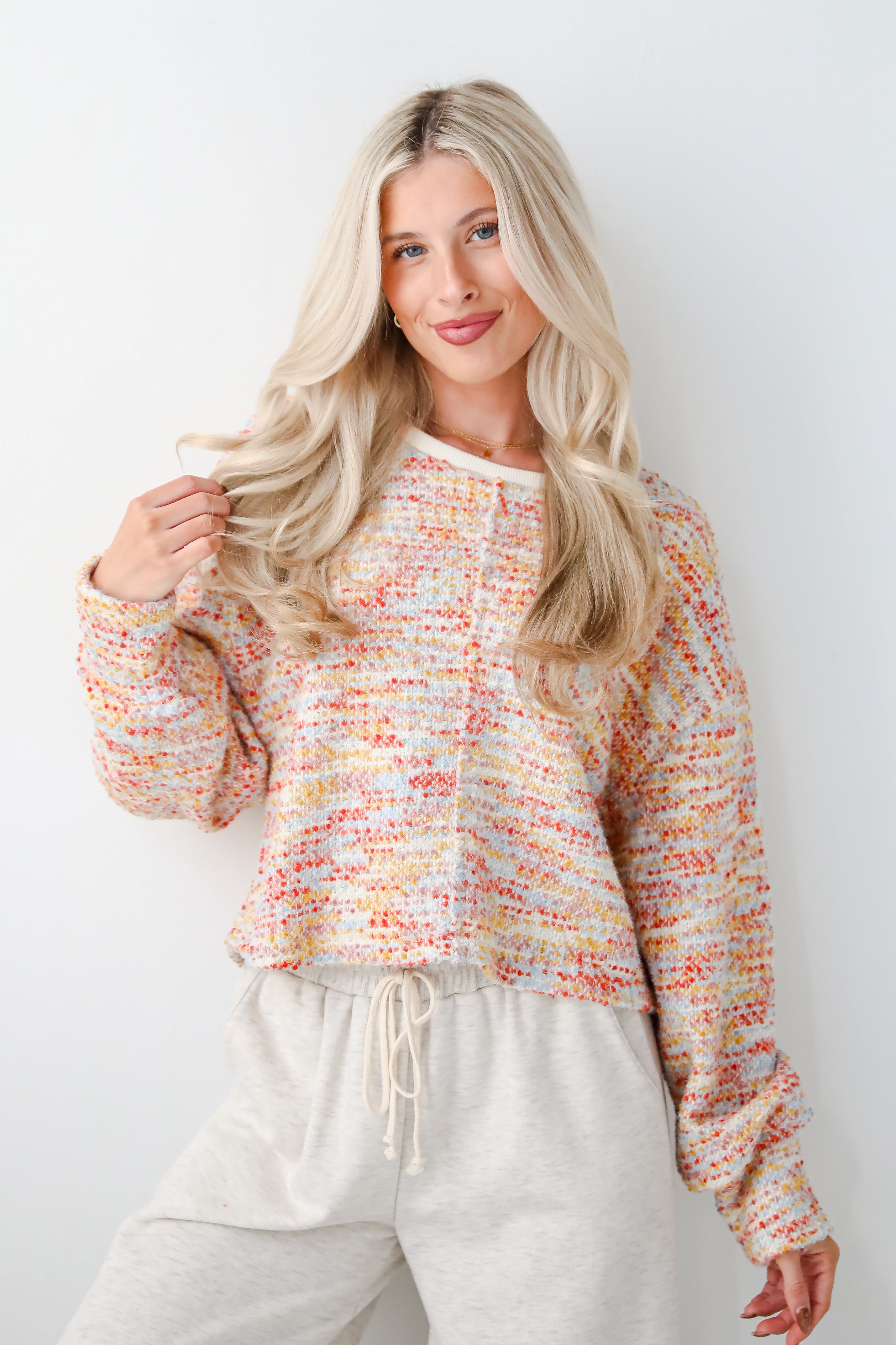 Toasty Charm Multi Sweater