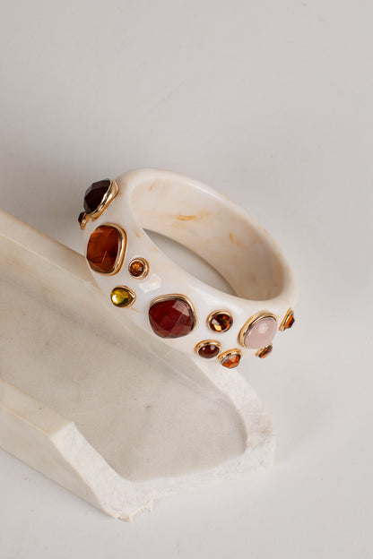 Kaia Multi Stone Cuff Bracelet