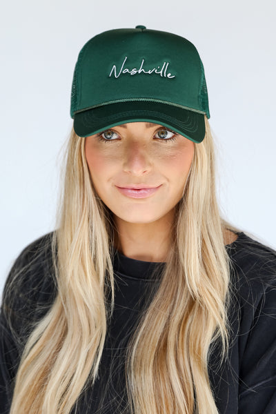 green custom hats