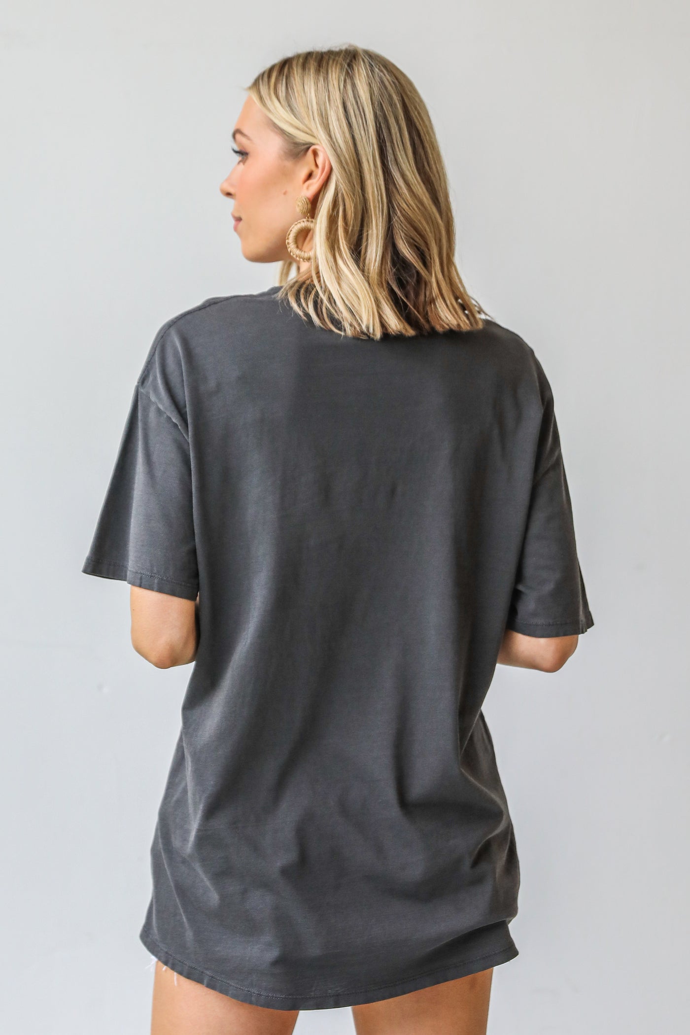 charcoal Nashville Graphic Tee back view