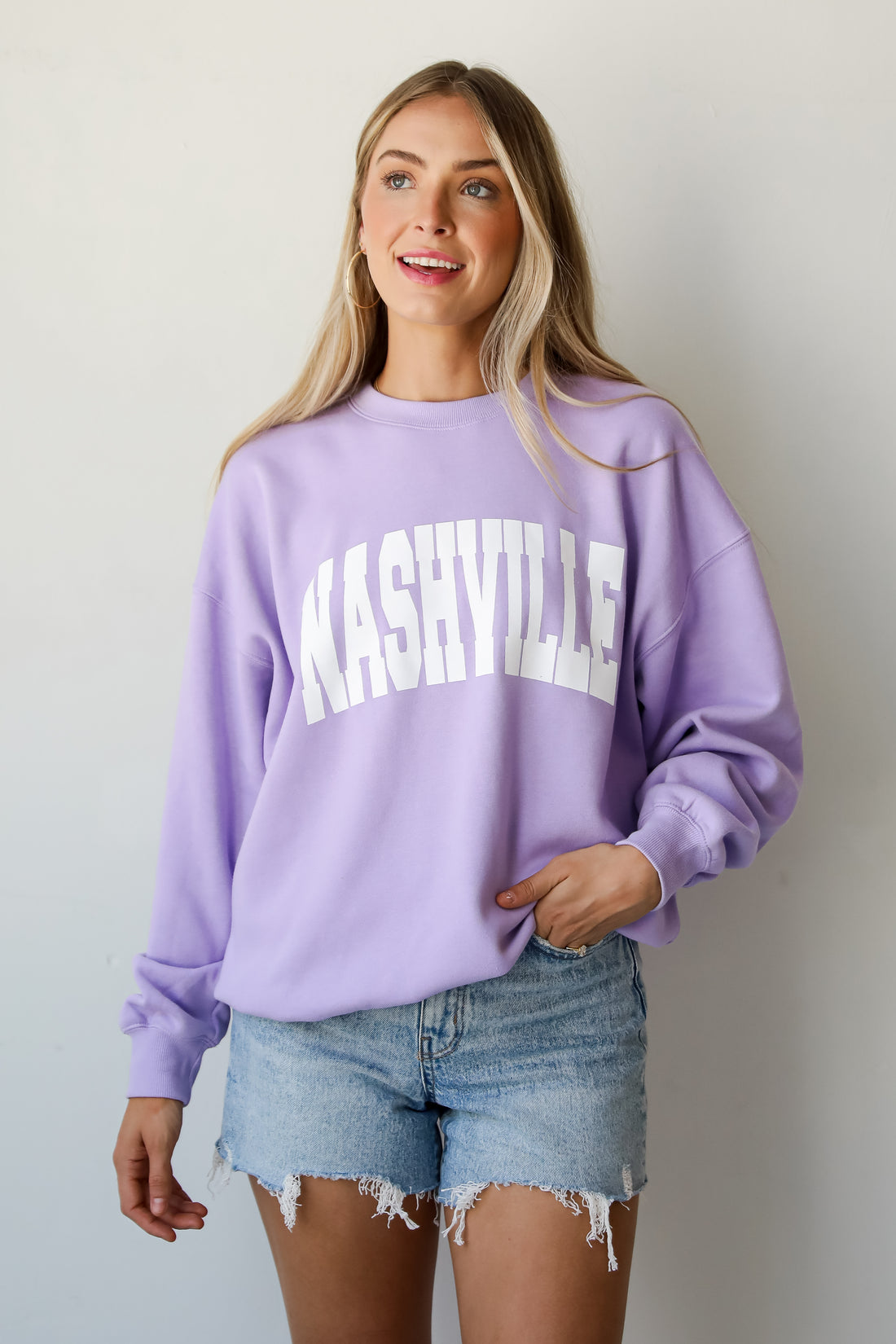 Lavender Nashville Sweatshirt