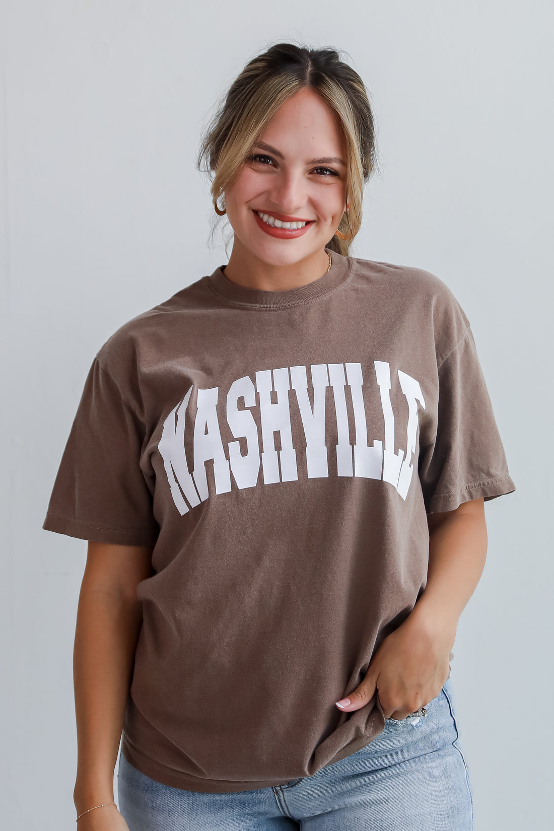 Brown Nashville Tee