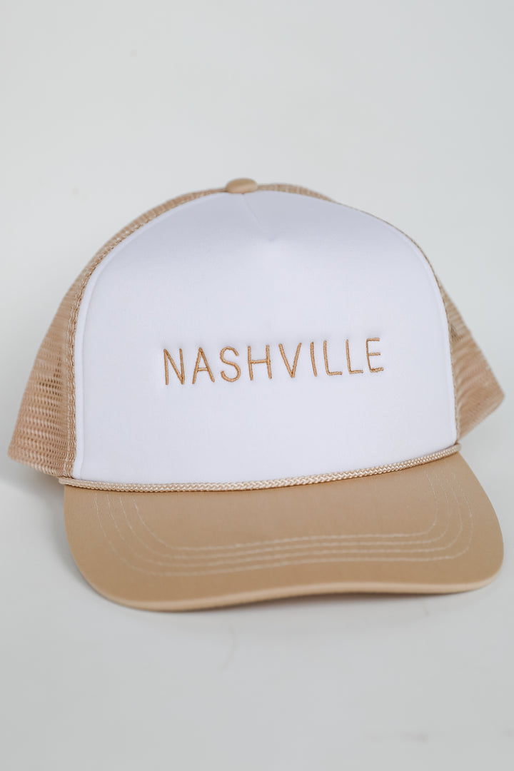 Nashville Embroidered Trucker Hat