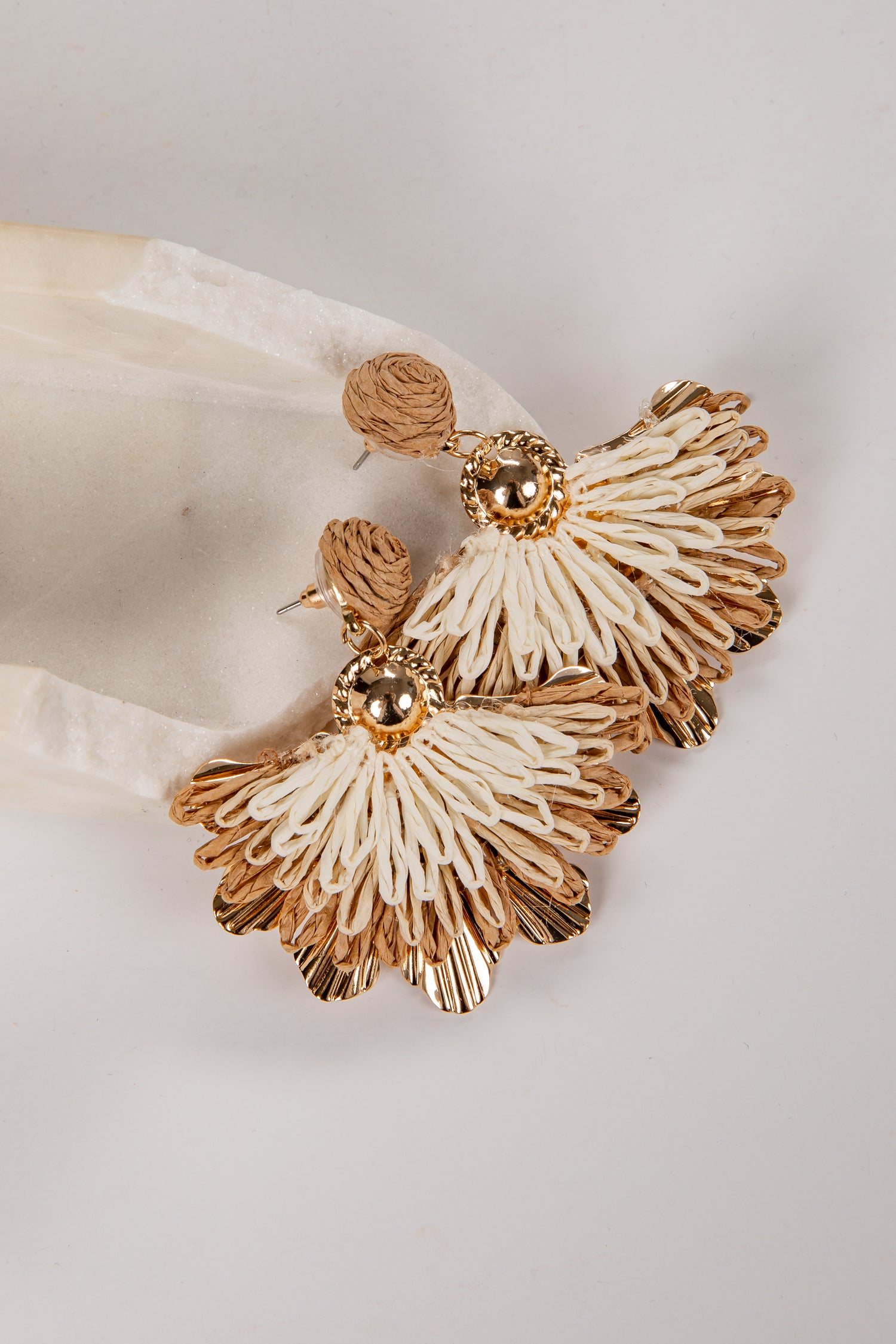 modern dress earrings Modern Bridal Earrings in Gold for Weddings, Reception & Evening Look Silver Finish