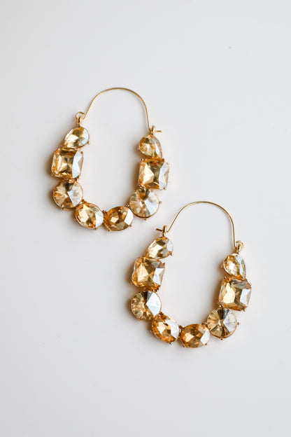 Brittany Gemstone Statement Earrings