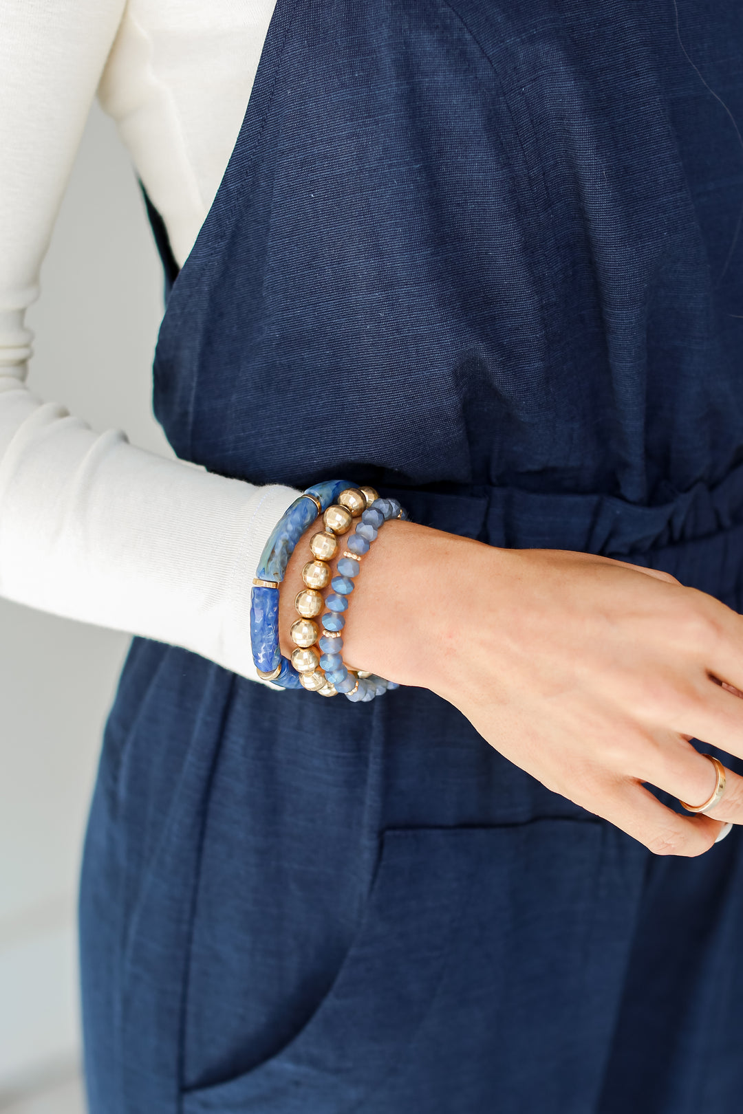 Beaded Bracelet Set close up