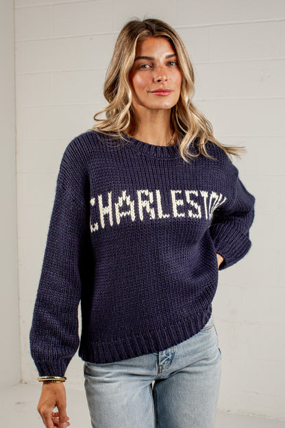 Charleston Script Knit Sweater