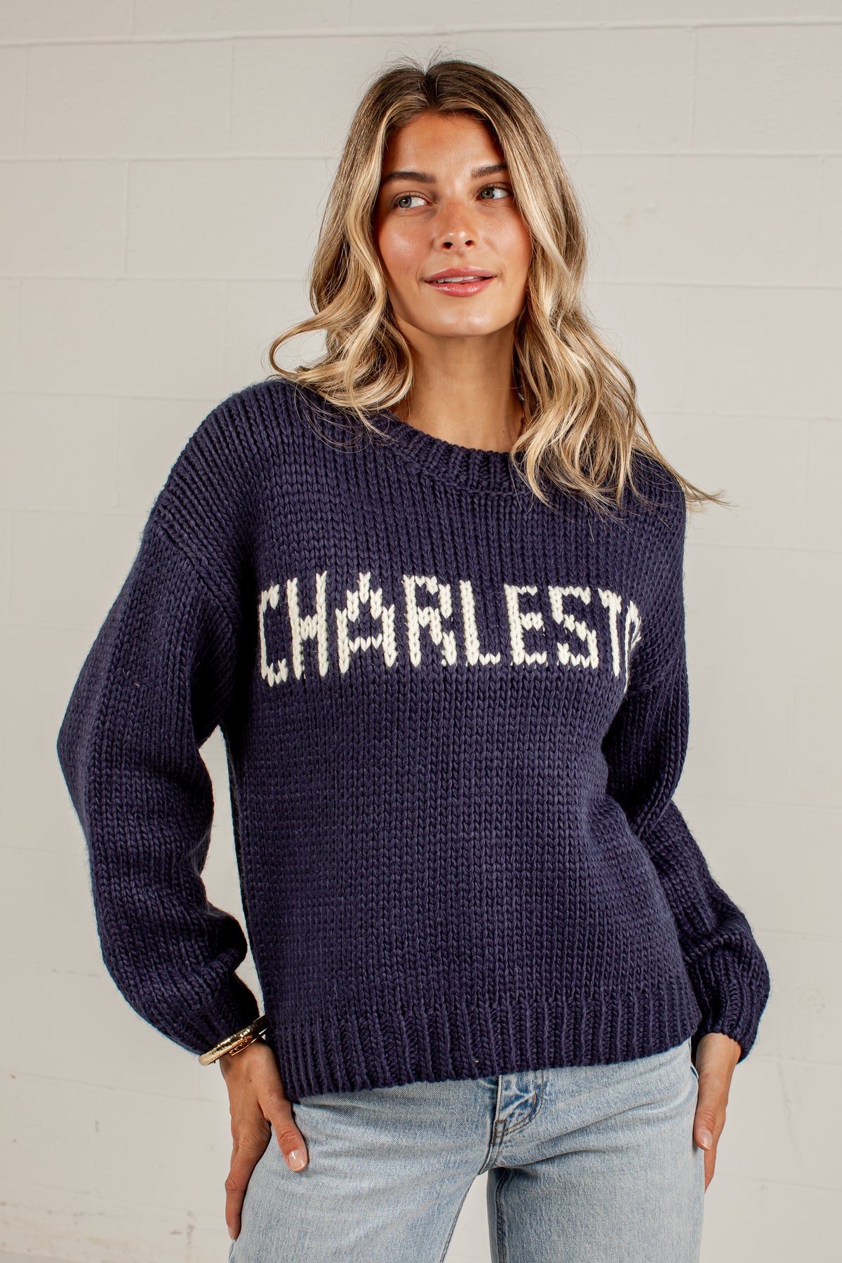 Charleston Script Knit Sweater