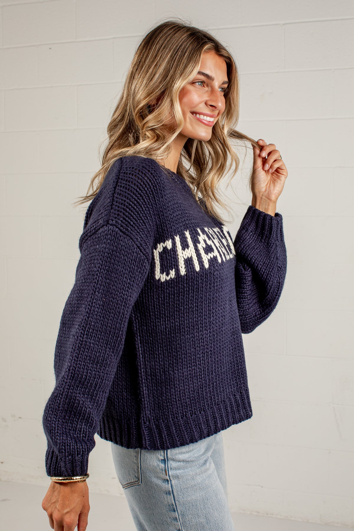Charleston Script Knit Sweater