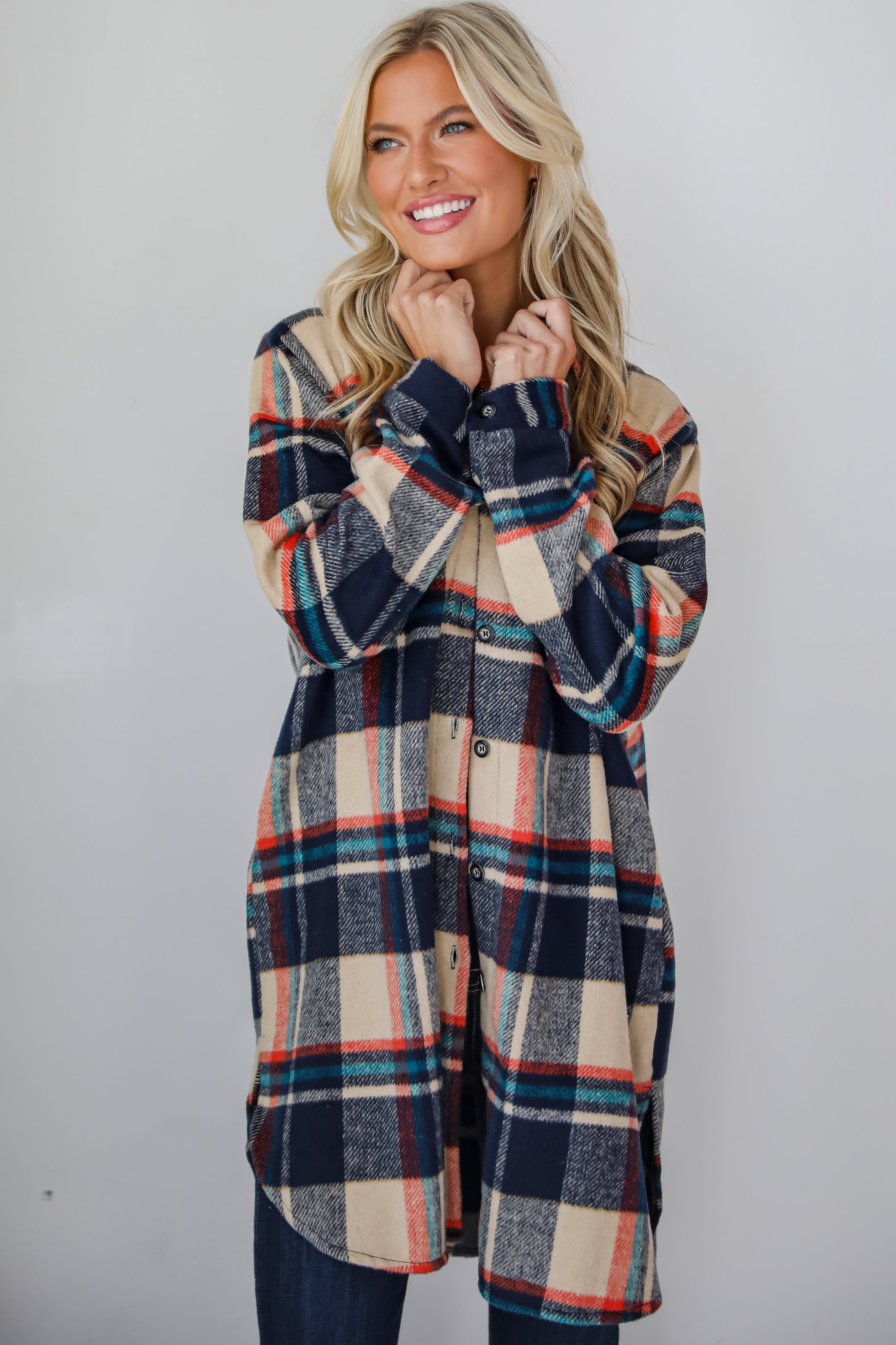 Poised Passion Plaid Shacket