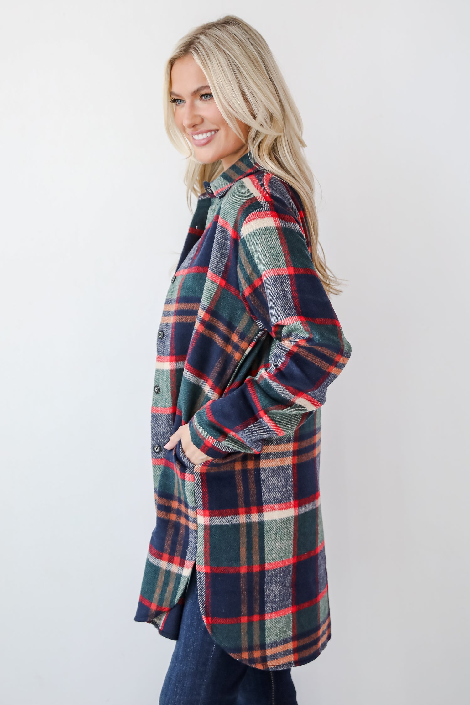 Poised Passion Plaid Shacket