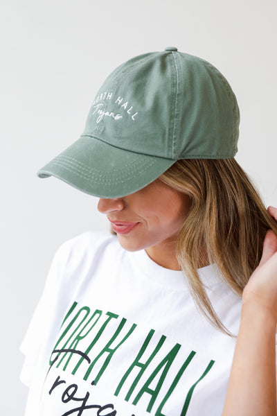 Green North Hall Trojans Embroidered Hat