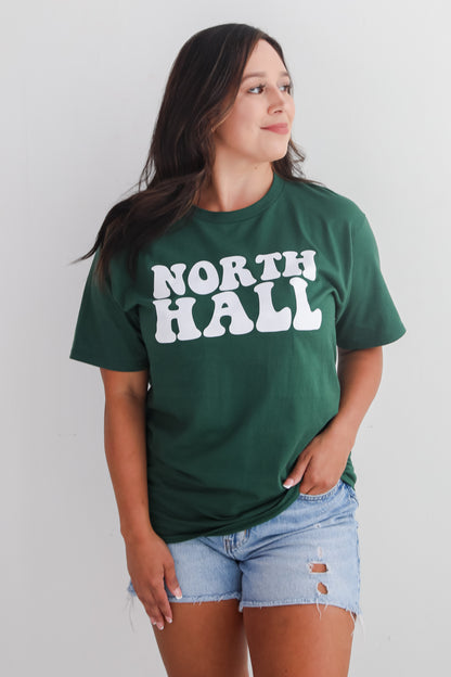 Dark Green North Hall Tee