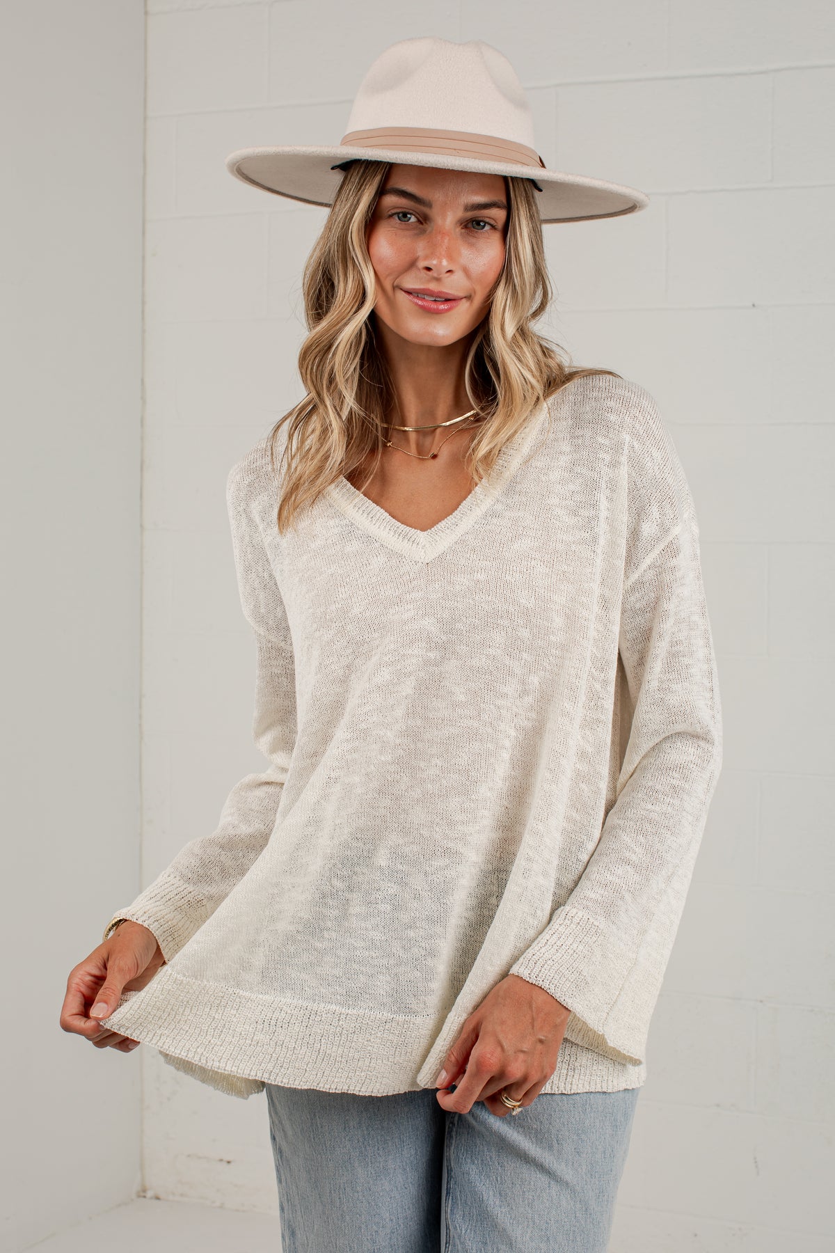 Found Your Way Oversized Knit Top