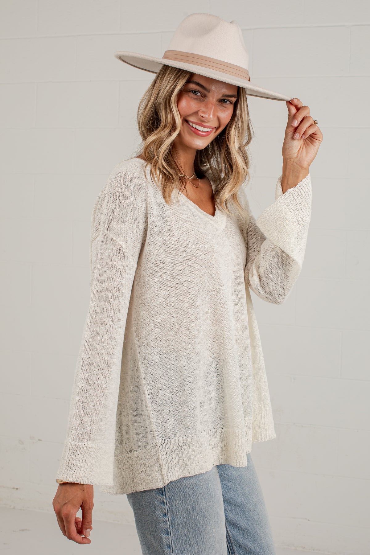 Found Your Way Oversized Knit Top