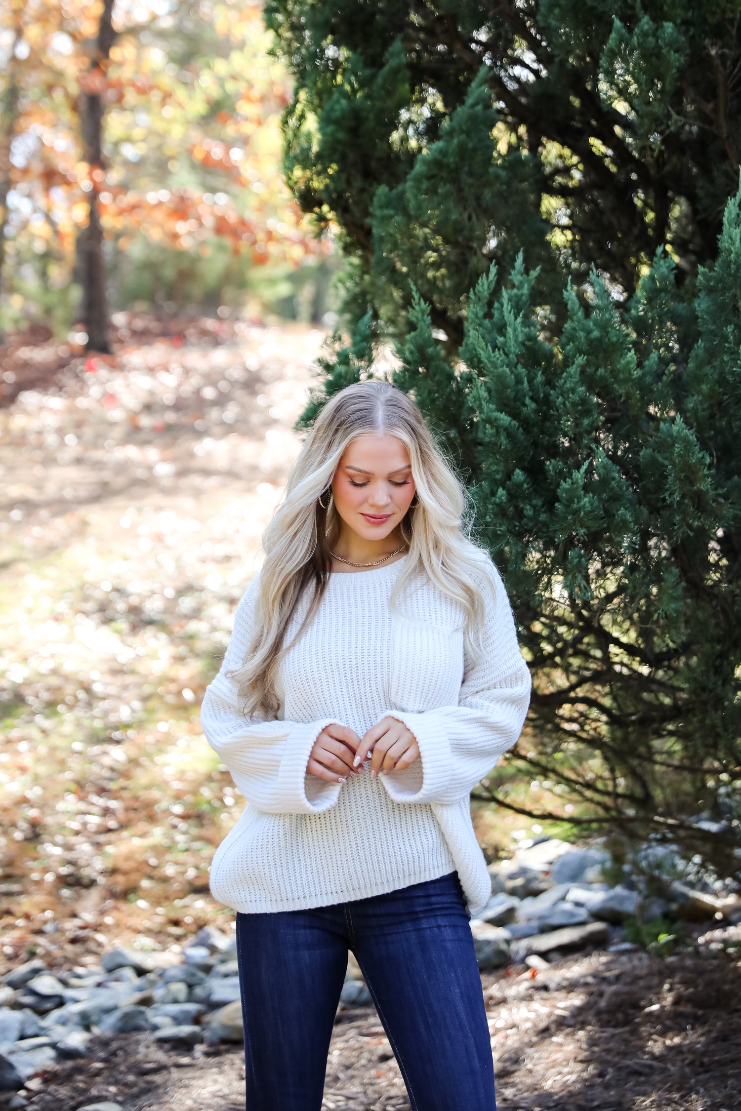 Cozy Expression Off White Oversized Sweater