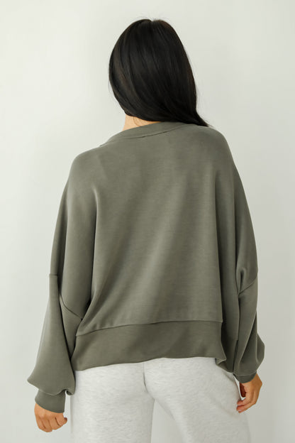 Ultra Air Soft Olive Pullover