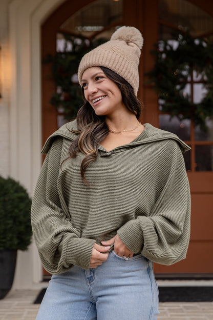 Alpine Comfort Soft Corded Knit Top