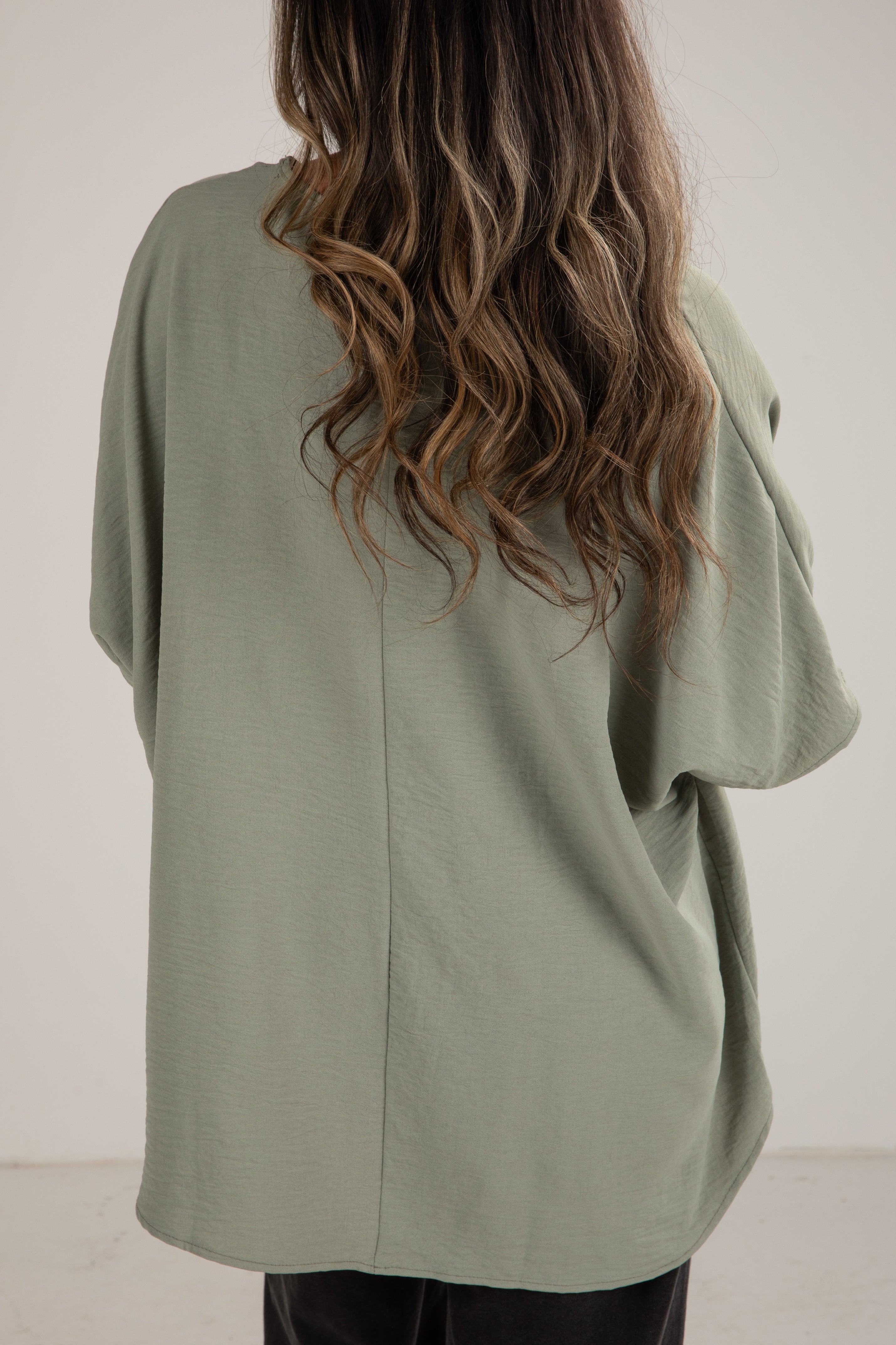 sage blouse