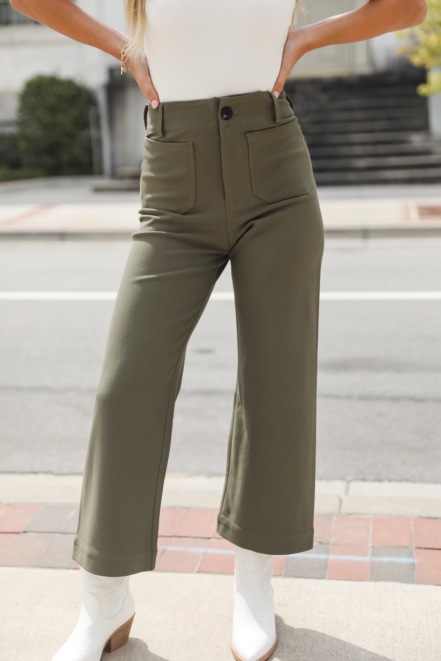 olive Trouser Pants