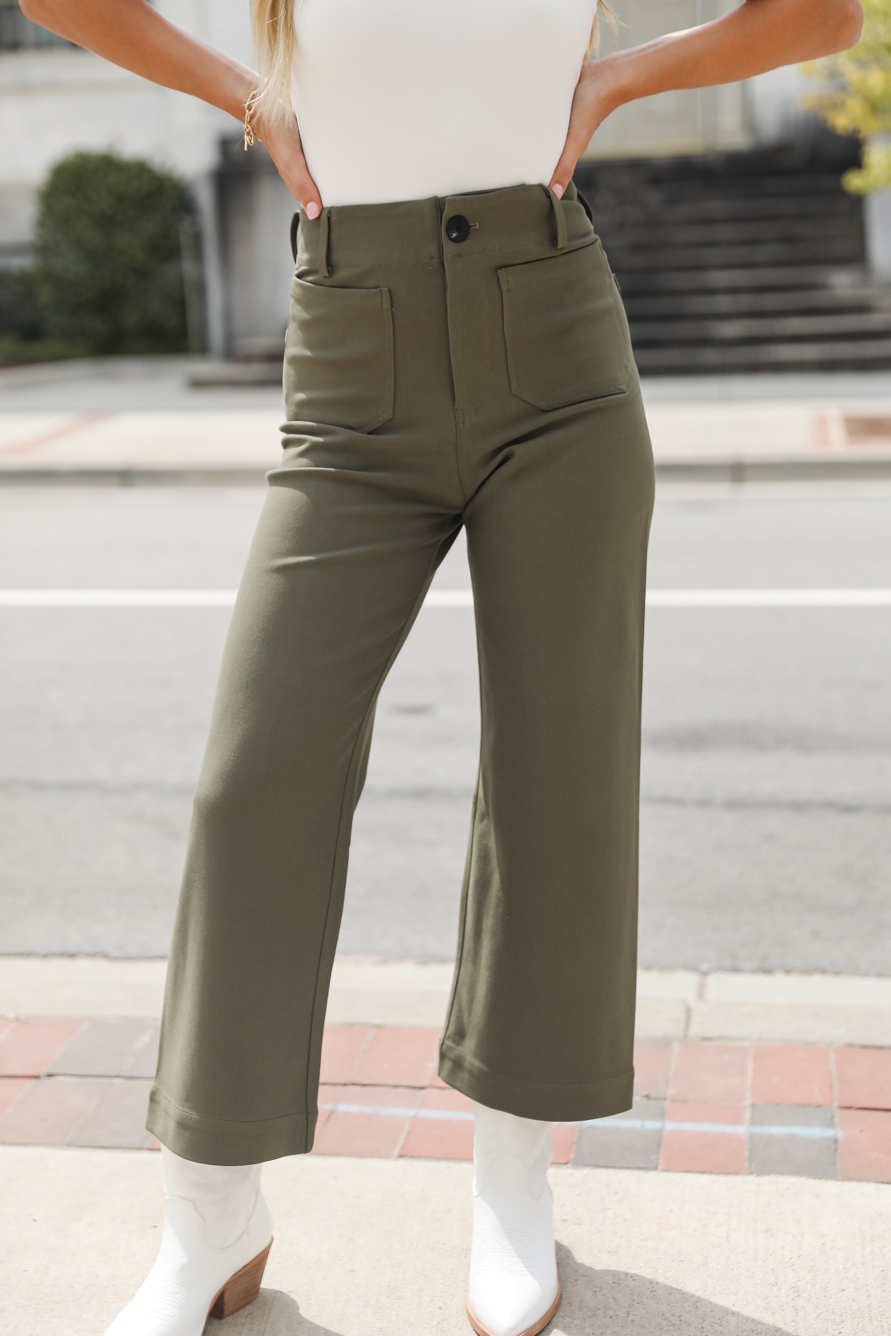 olive Trouser Pants