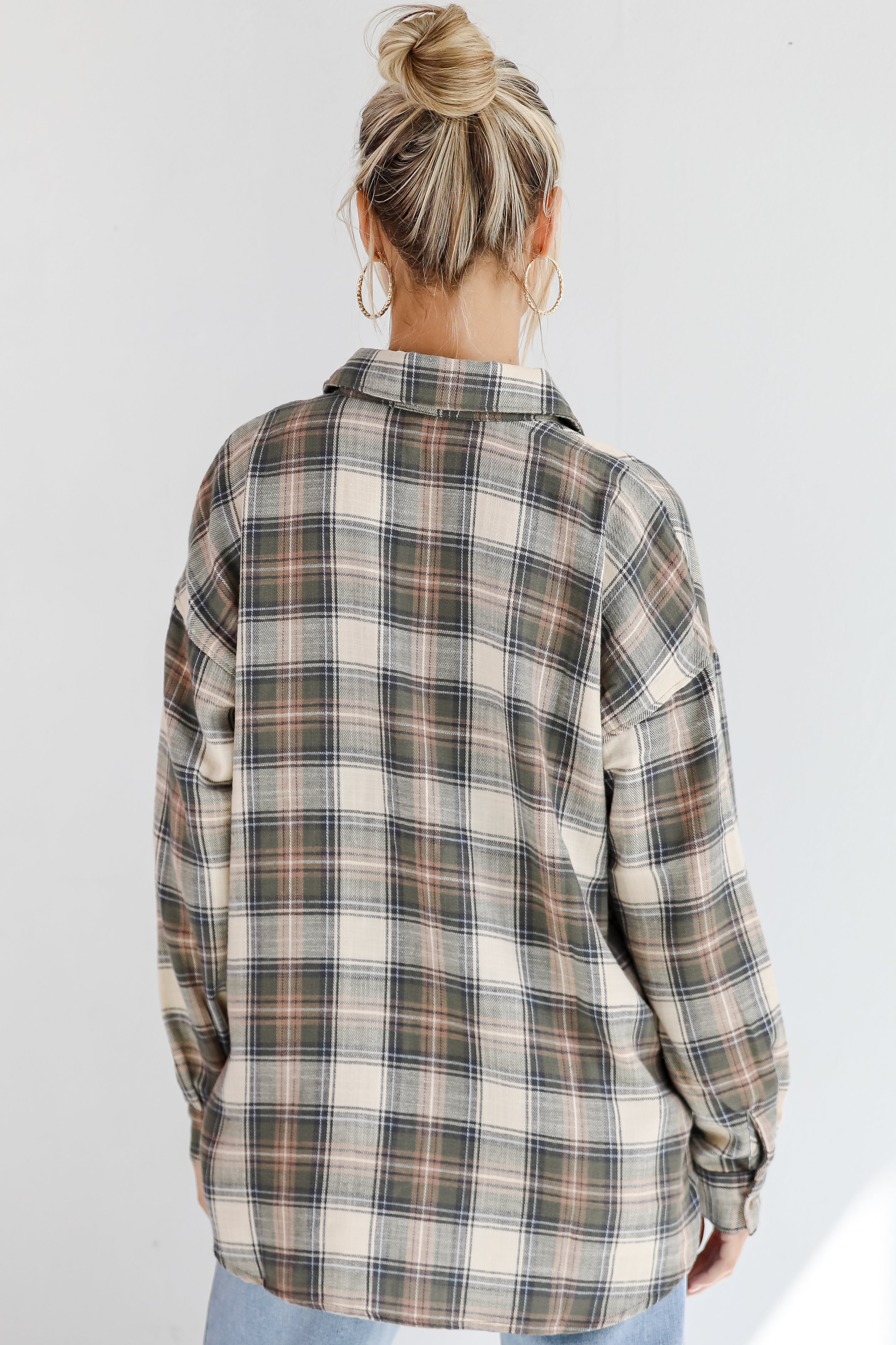 Classic Attitude Olive Plaid Flannel