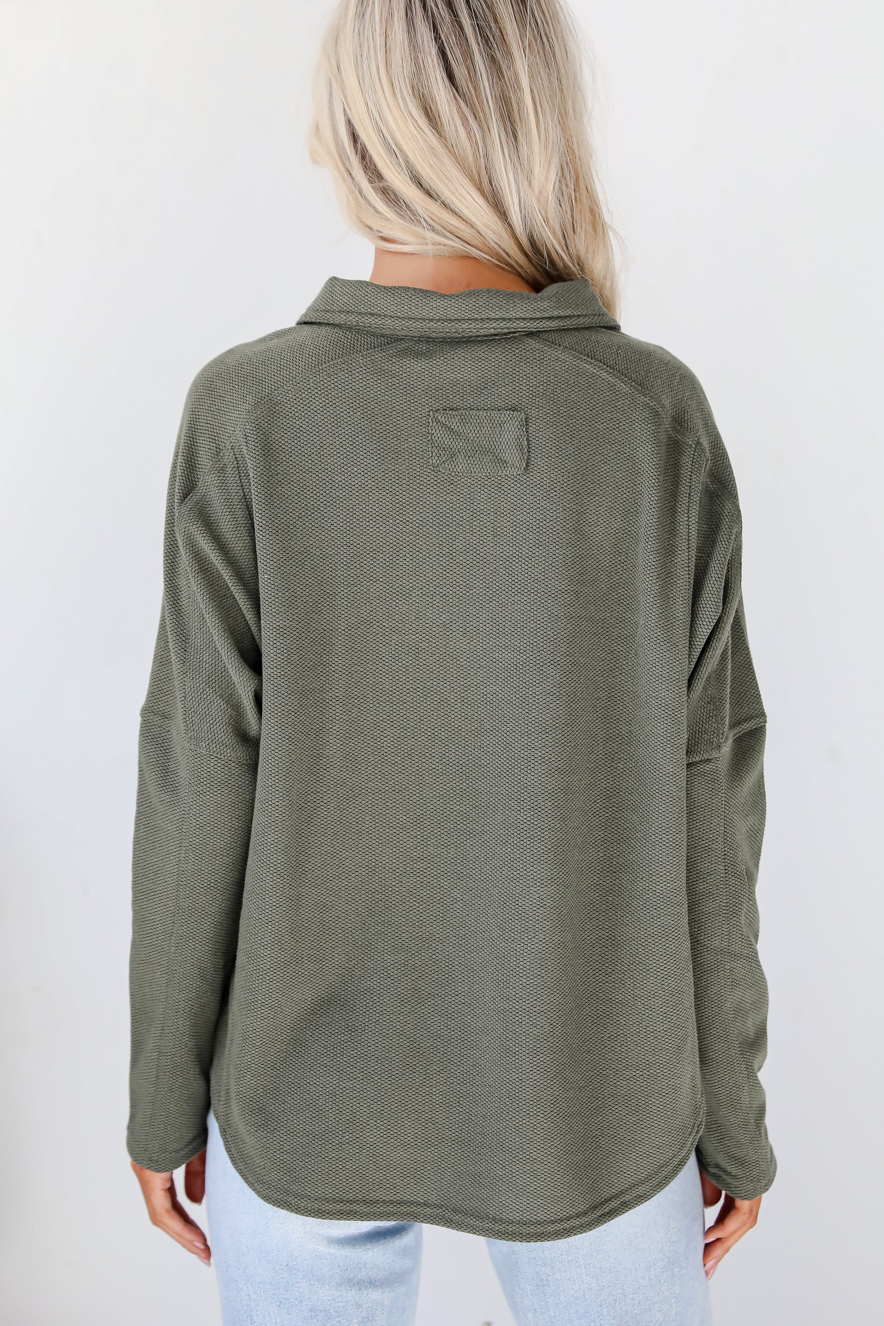 Ella Olive Collared Top