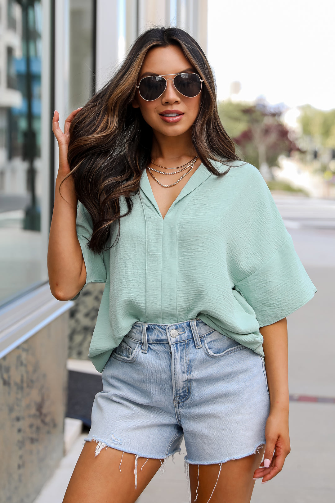 All About You Oversized Blouse