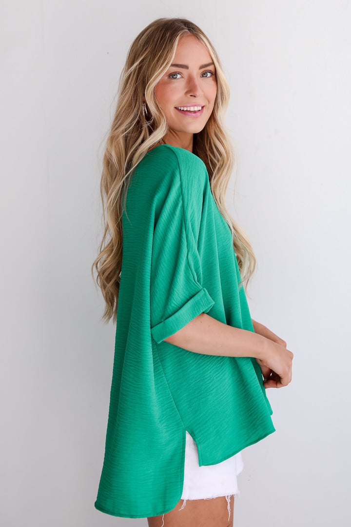 casual green Blouse