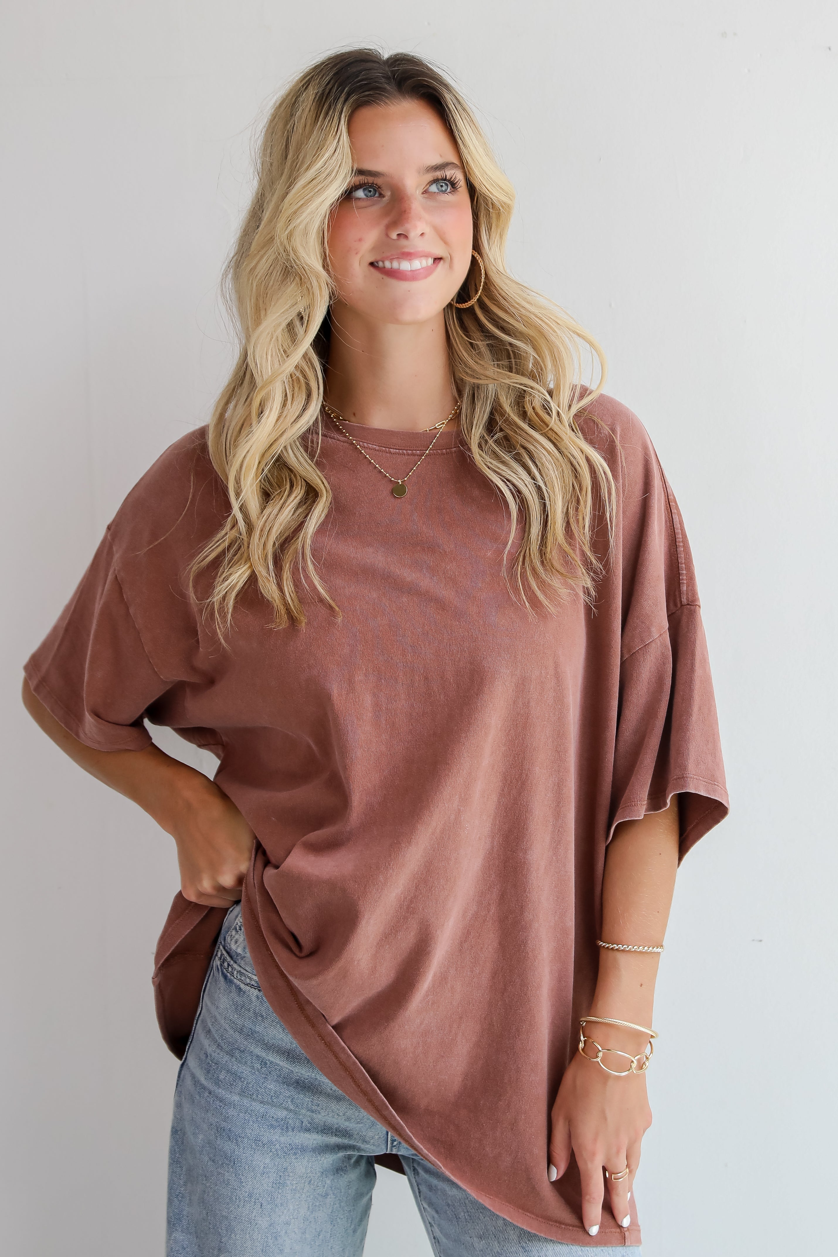 Reagan Oversized Boyfriend Tee