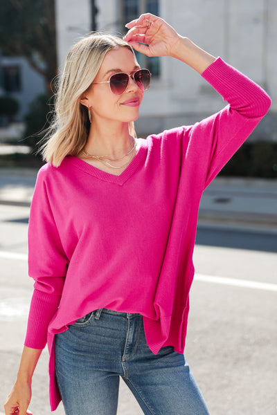 pink Sweater