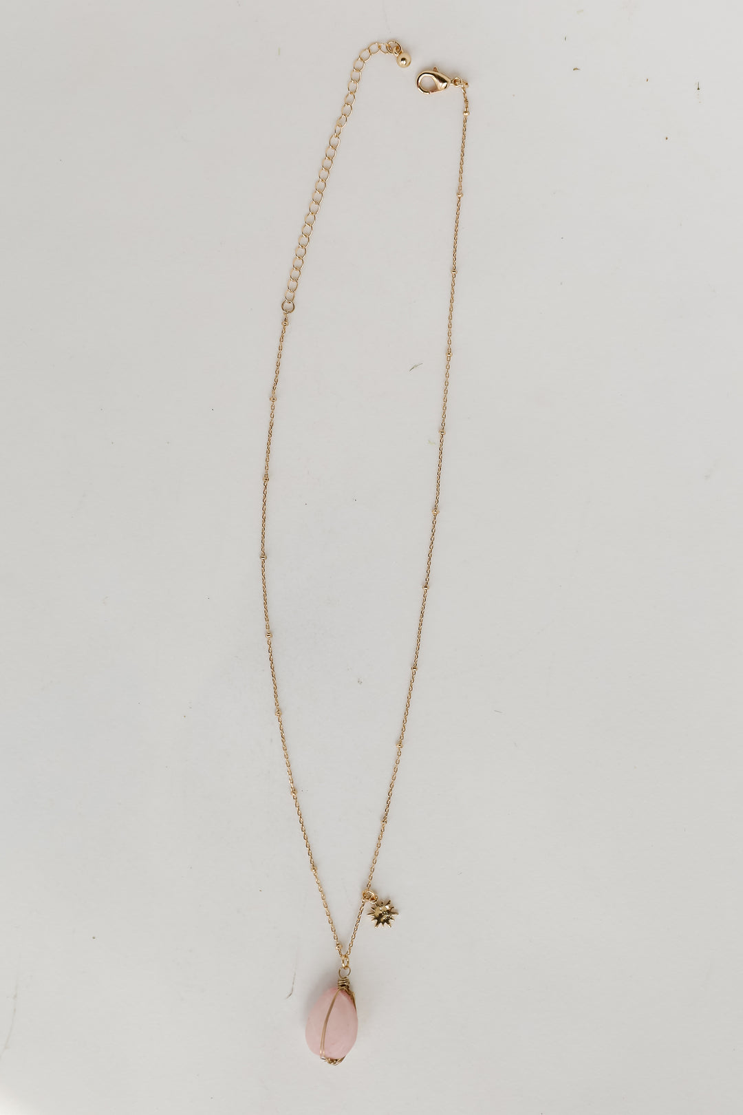 Adriana Gold Gemstone Charm Necklace
