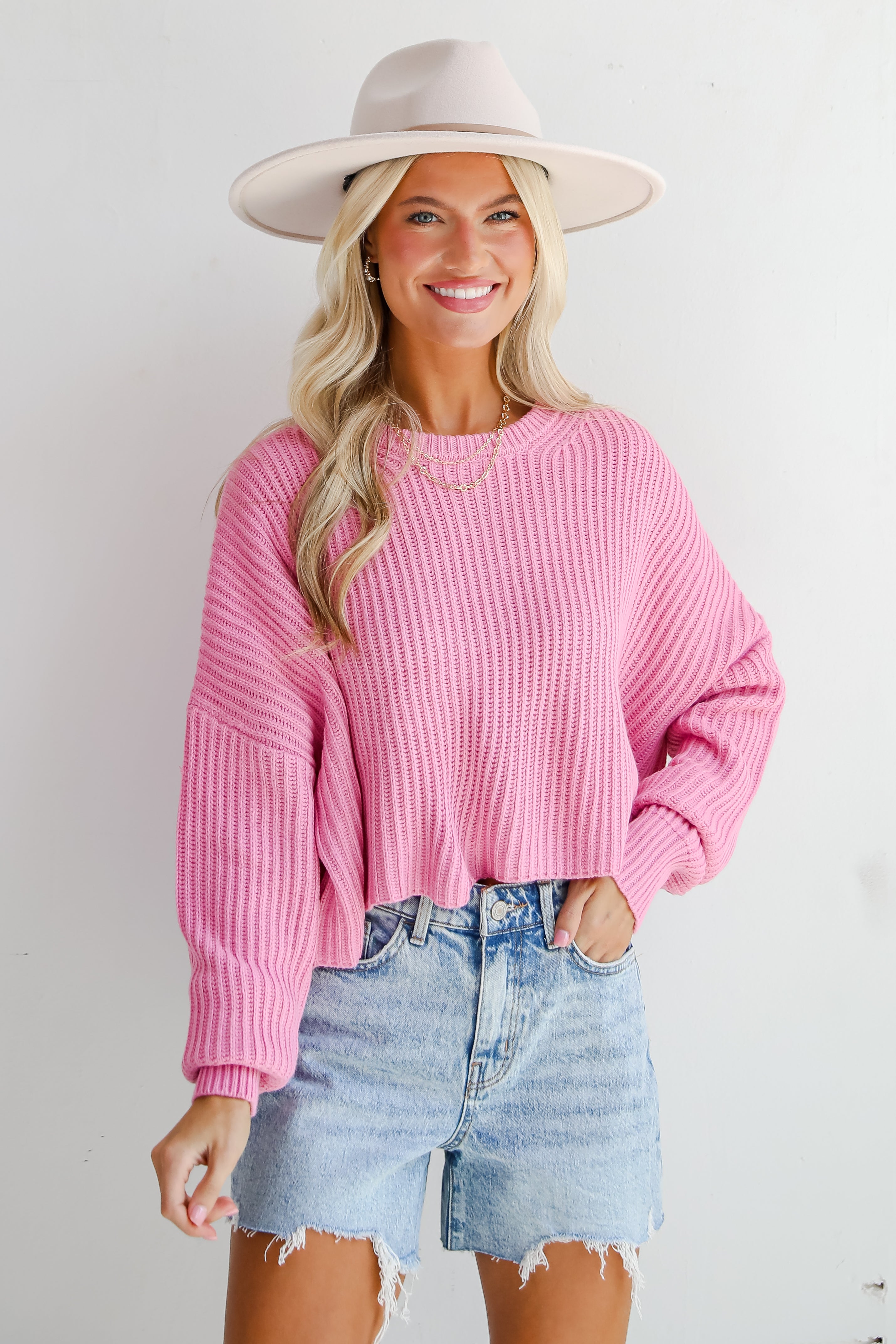 ASTR Daydreamer Sweetheart Seercuker Pink popular Top